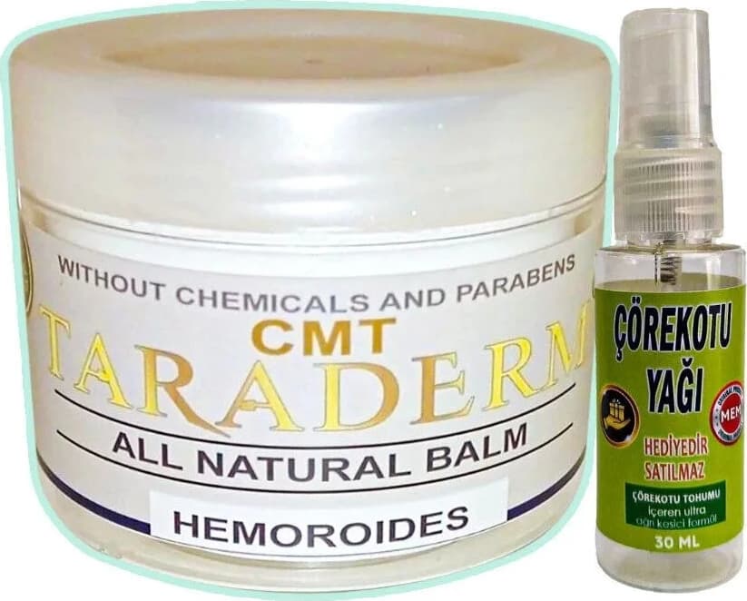 Taraderm 100 ml Kremi+30 ml Çörek Otu Yağ