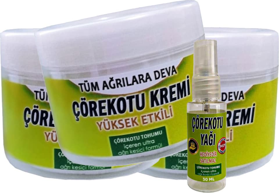 Playboy Çörek Otu Tohum Kremi 3 Adet 100 ml Orta Boy CRK:041 + ile Yanında Hediye30 ml Çörek Otu Yağı