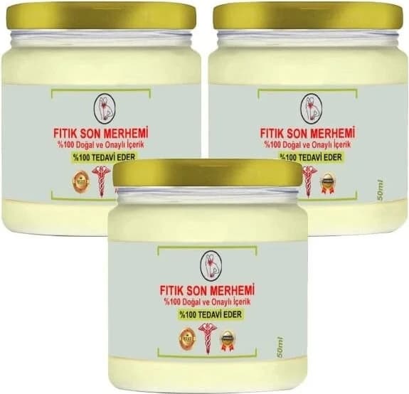 Süper Fıtık Son Merhemi Muzicevi Tamamen Doğal Masaj Kremi 50 ml x 3 Adet