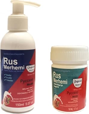Hintohu Tüy Dökücü Azaltıcı Rus Merhemi 150 ml 1 Adet + Genital Bölge Merhemi 50 ml 1 Adet