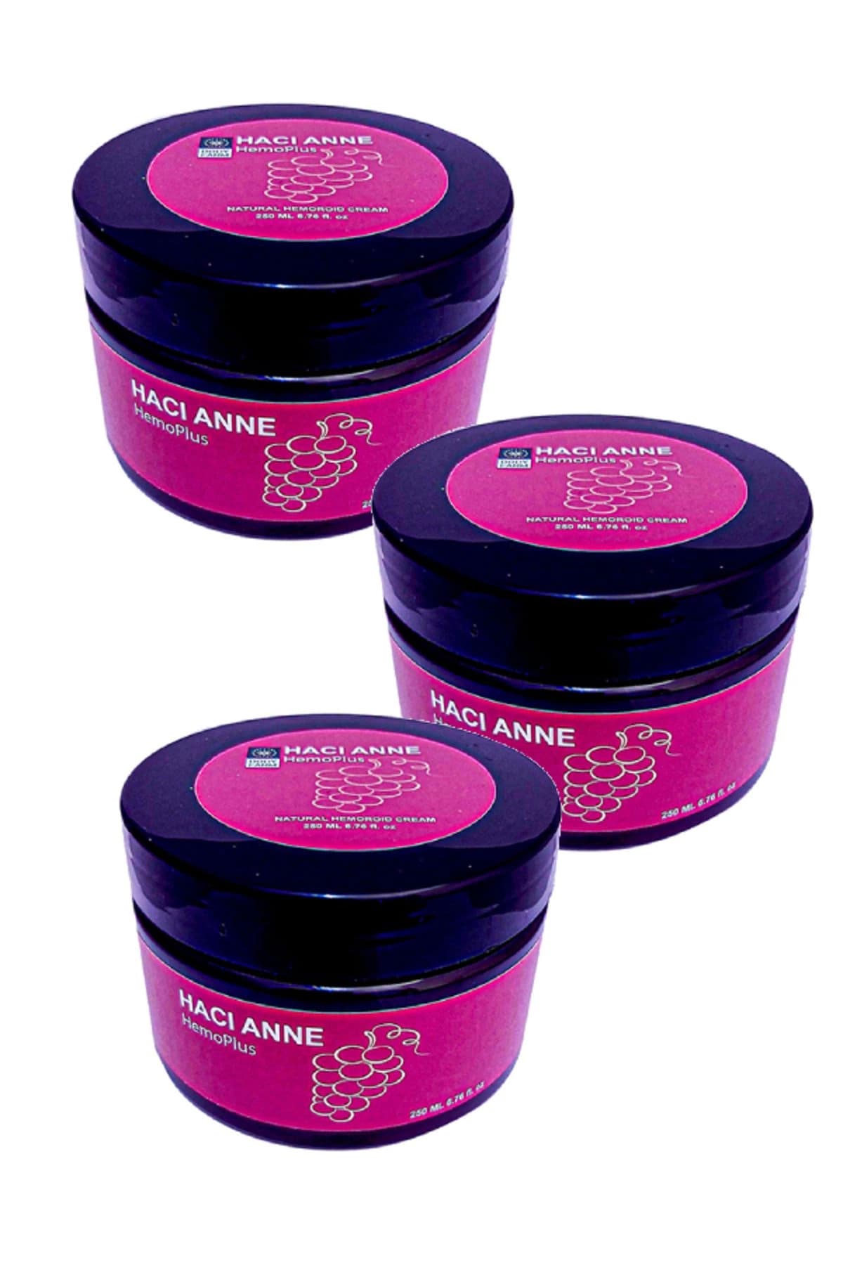 Hacı Anne HemoPlus Doğal Onarım Kremi 250 ml x 3 adet