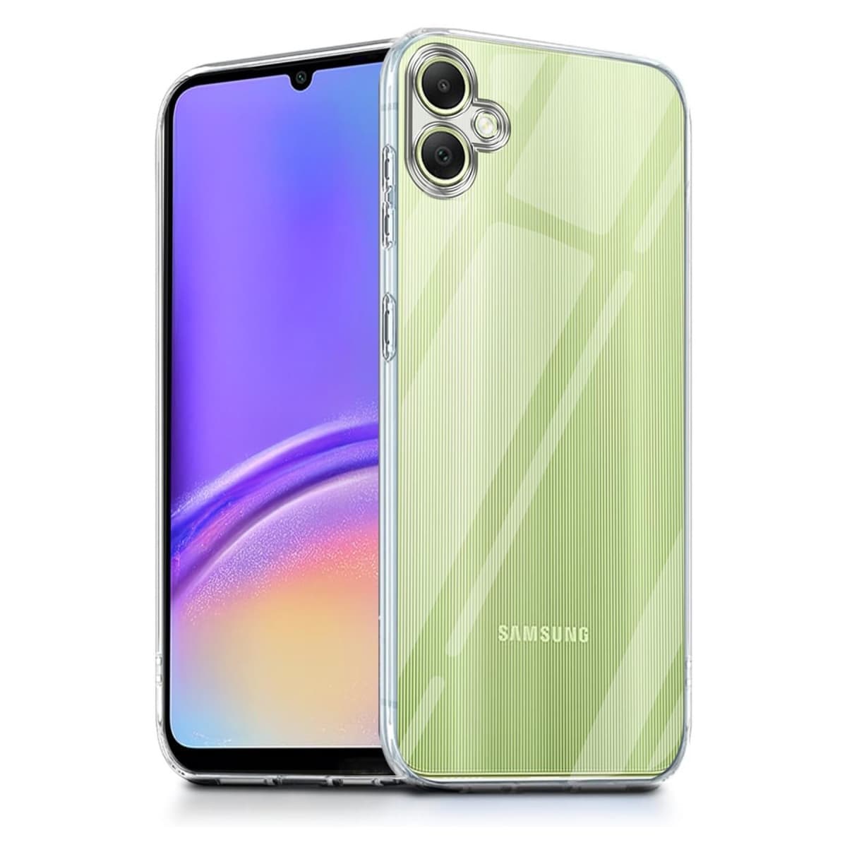 Galaxy A07 4G Lüx Şeffaf Silikon - Şeffaf