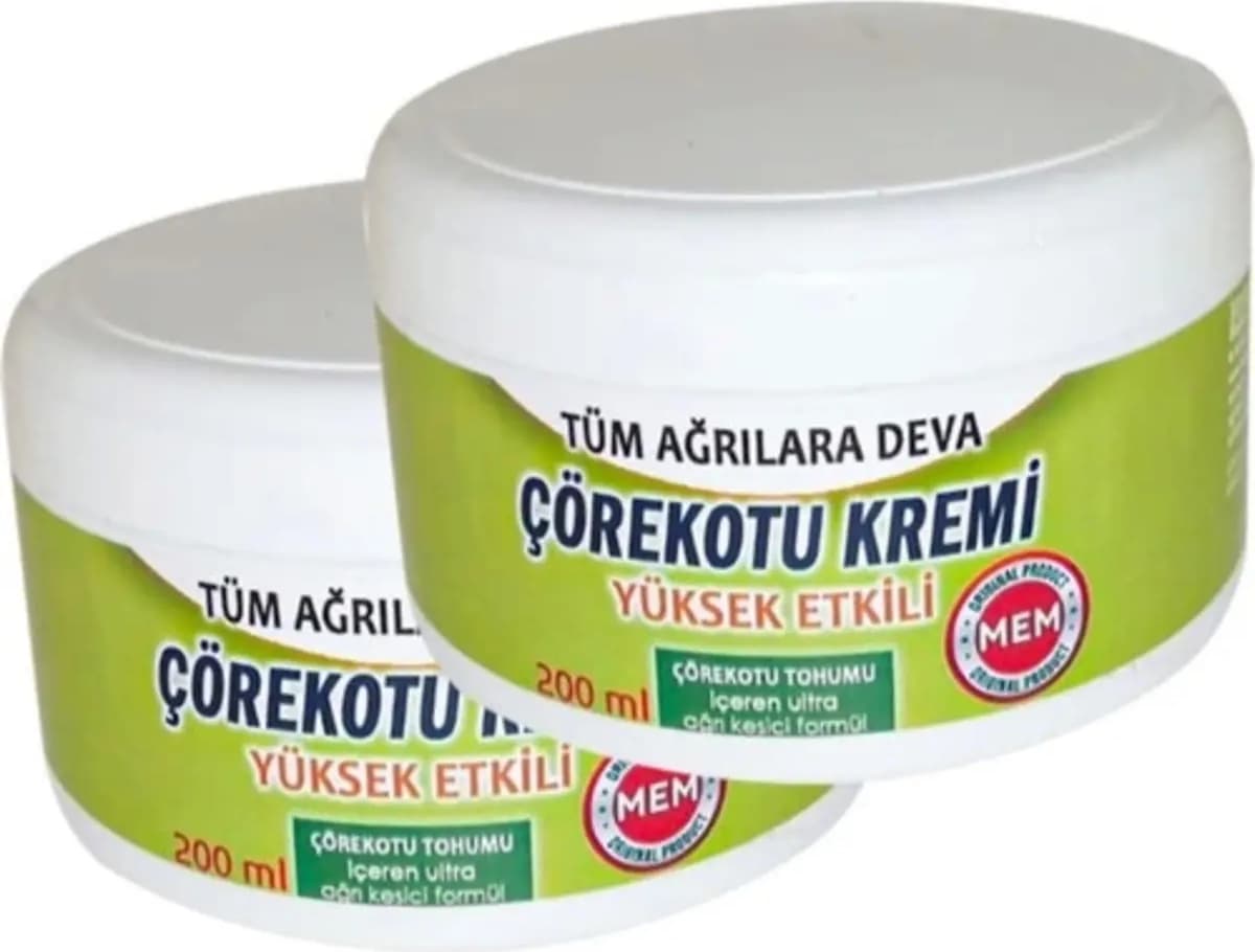 Süper Mem Çörek Otu Kremi Green Box 200 ml Ölçeğinde x 2 Adet