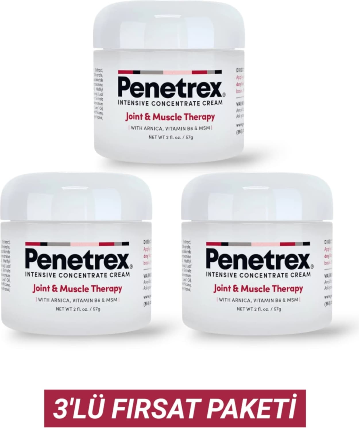 Penetrex Vücut Kremi 3 Adet