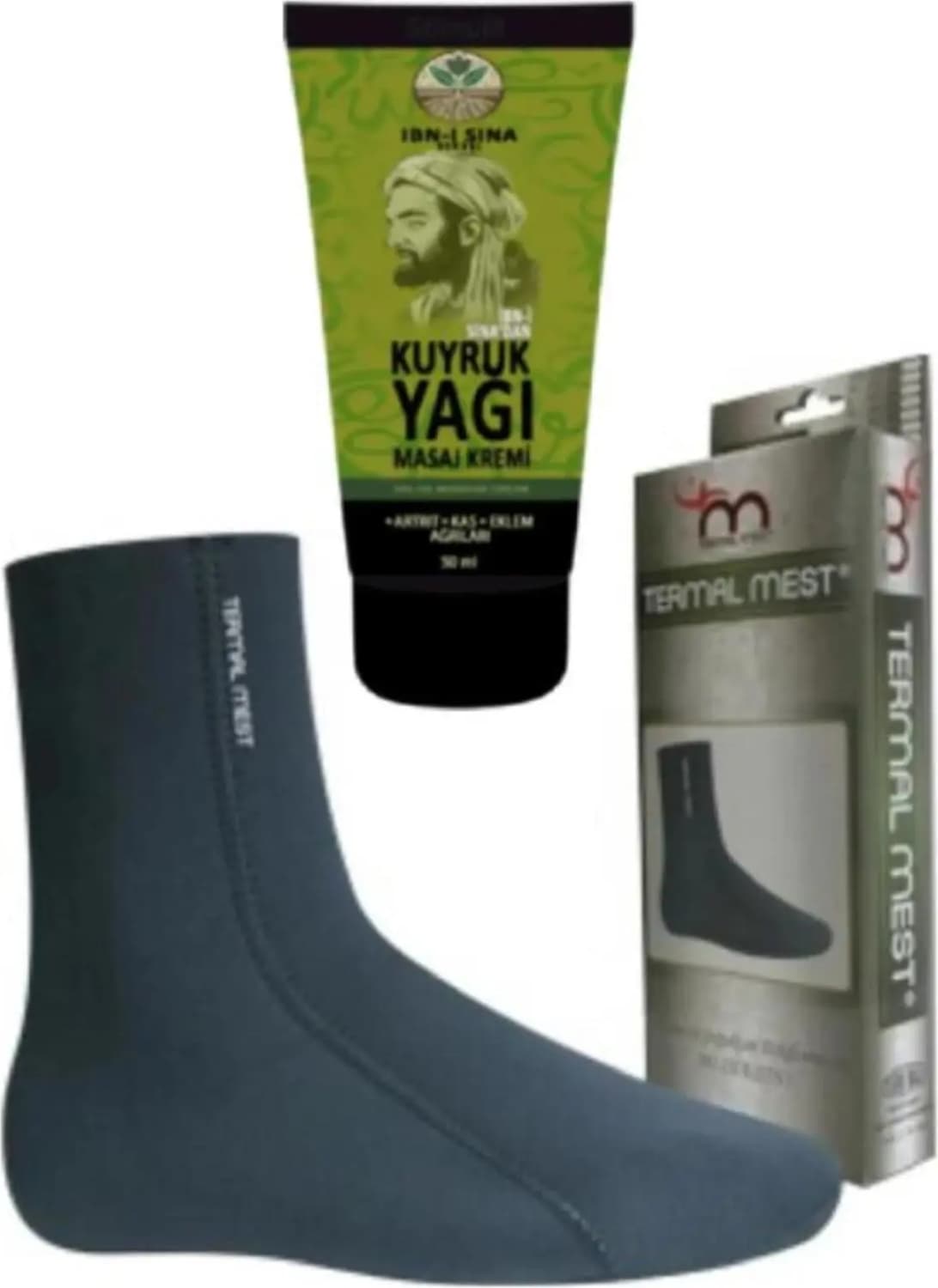Süper Ibni Sina Kuyruk Yağı Vücut Bakım Kremi 50 Mlx 2 Ad+ Isı Geçirmez Mest (Xl)