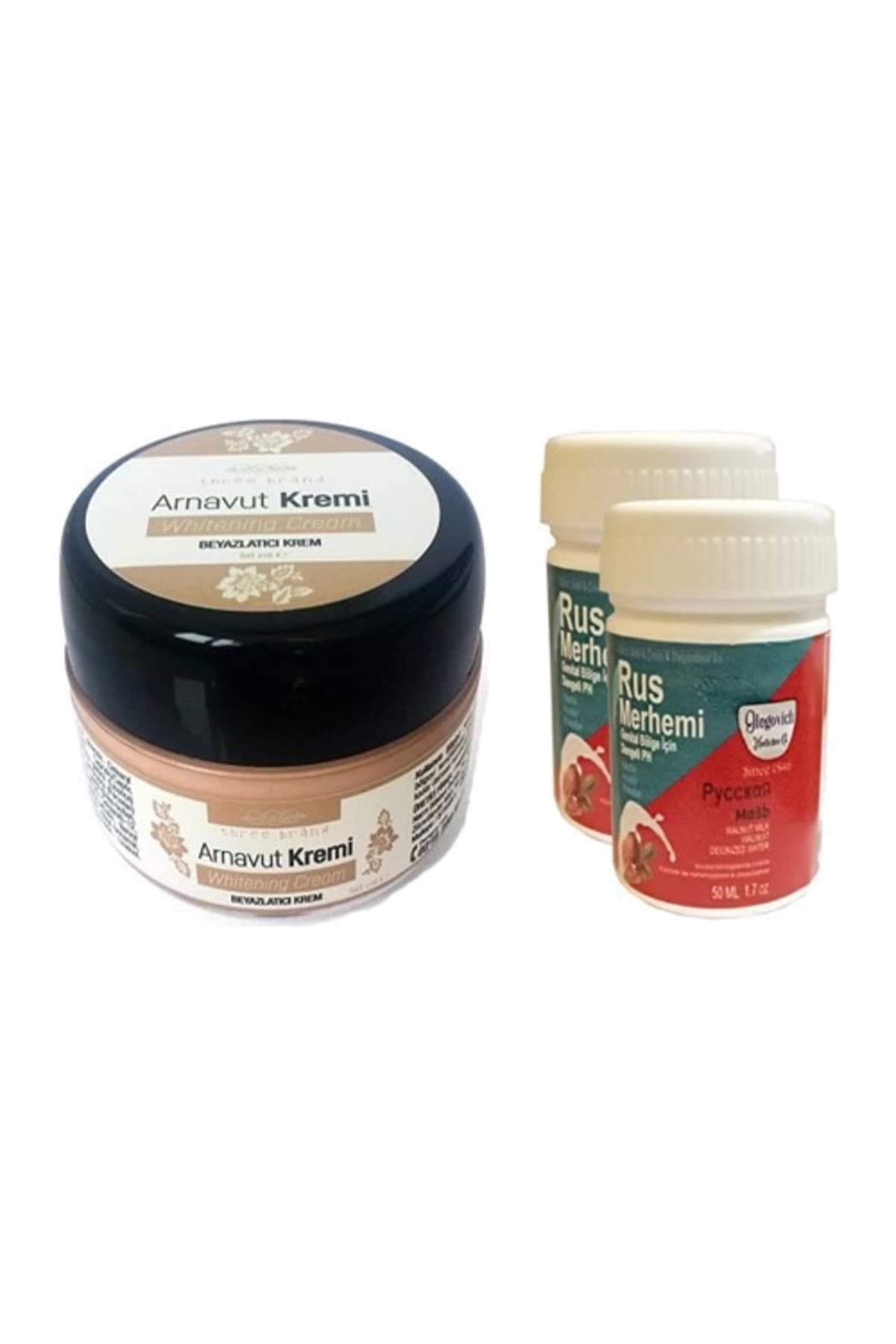 Three Brand Arnavut Kremi1 Adet + Rus Merhemi 50 ml 2 Adet