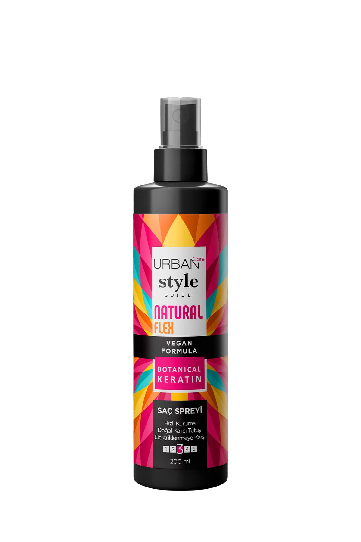 SAÇ SPREYİ & STYLE GUİDE NATURAL FLEX GAZSIZ DOĞAL VE KALICI TUTUŞ VEGAN 200ML