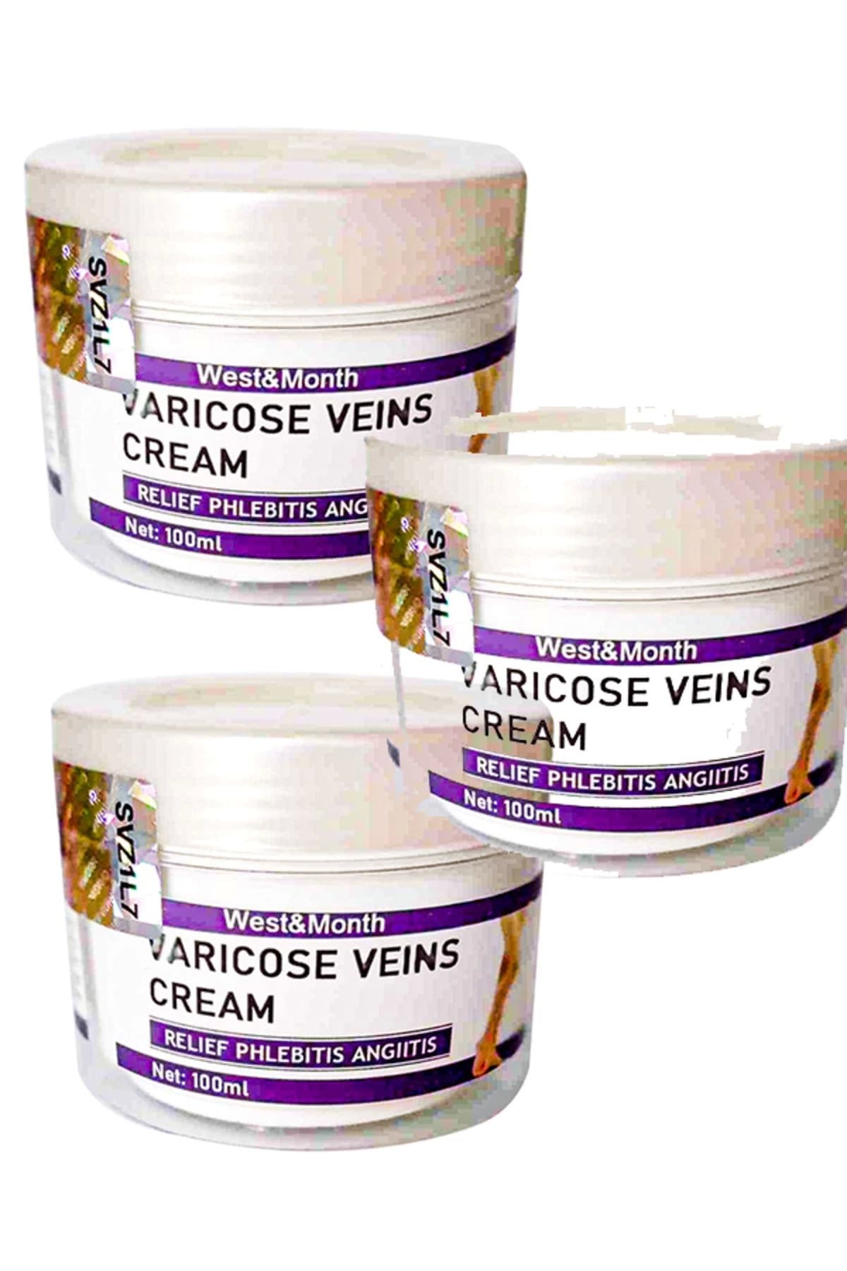 Varix Varicose Veins West&Month Leg Bakım Kremi 100 ml X 3 adet