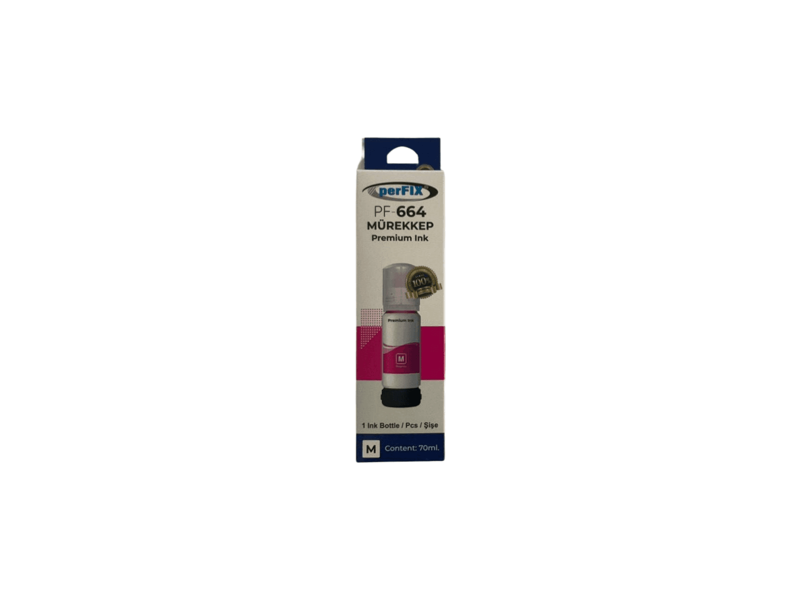 perFIX PF T6643 - 6733 Kırmızı Şişeli Mürekkep (70 ml )