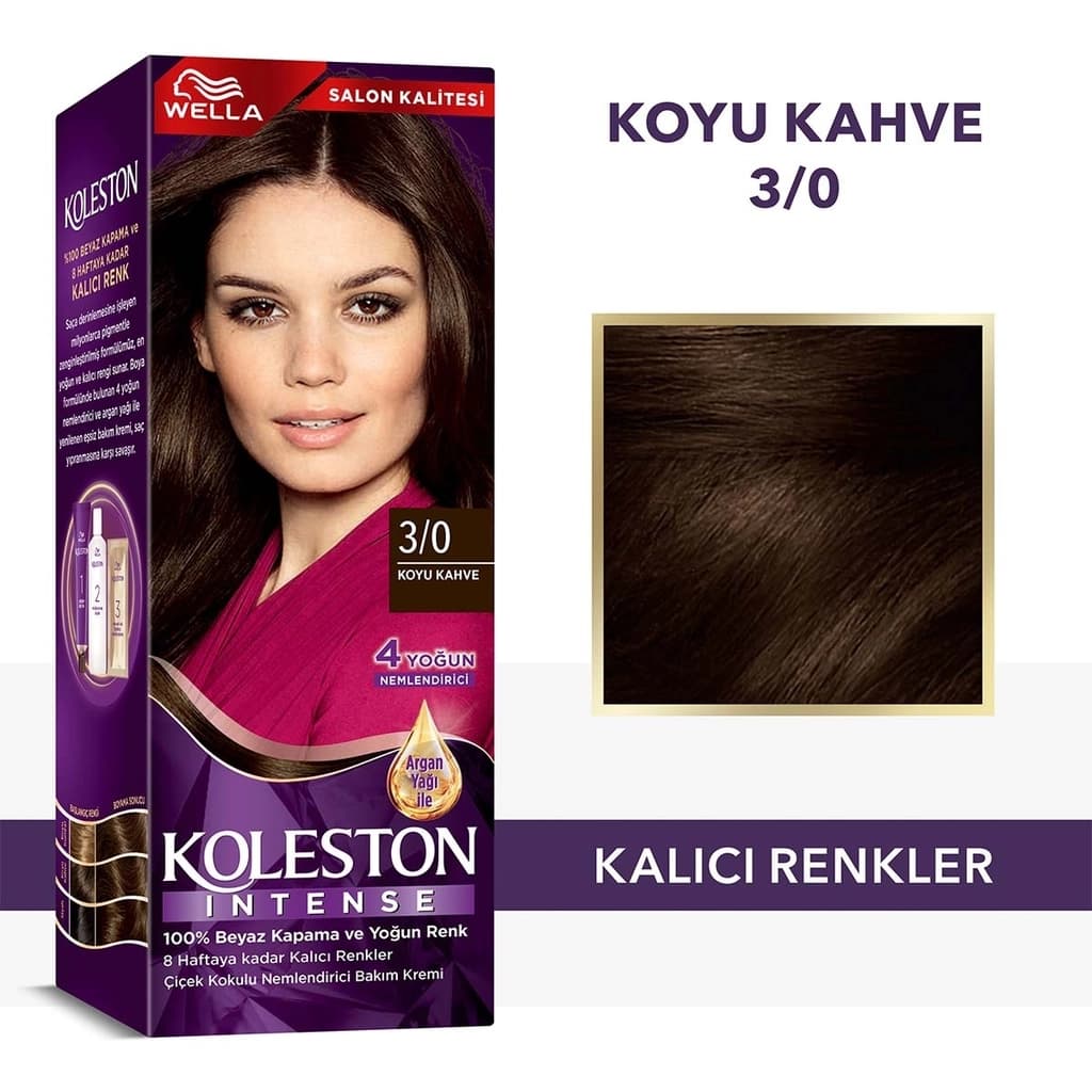 Intense Saç Boyası 3/0 Koyu Kahve