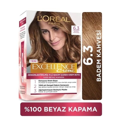 Paris Saç Boyasi & Excellence Intense 6.30 Badem Kahvesi