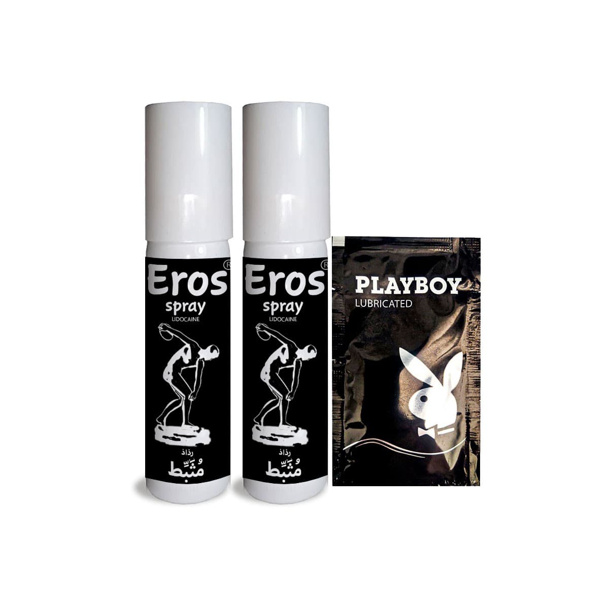 Eros Erkeklere Özel Zaman Stop Spreyi 20 ml (Black) + KaydırıcıJel