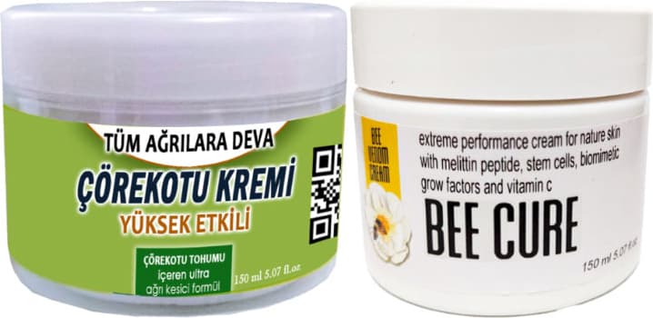 Çörek Otu Kremi 150 ml + Beecure Krem 150 ml / Teskin Krem Seti