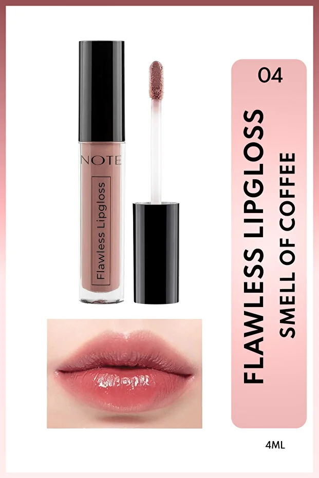 Cosmetics Flawless Lipgloss Nemlendirici Dudak Parlatıcısı - 04 Smell Of Coffee - Nude