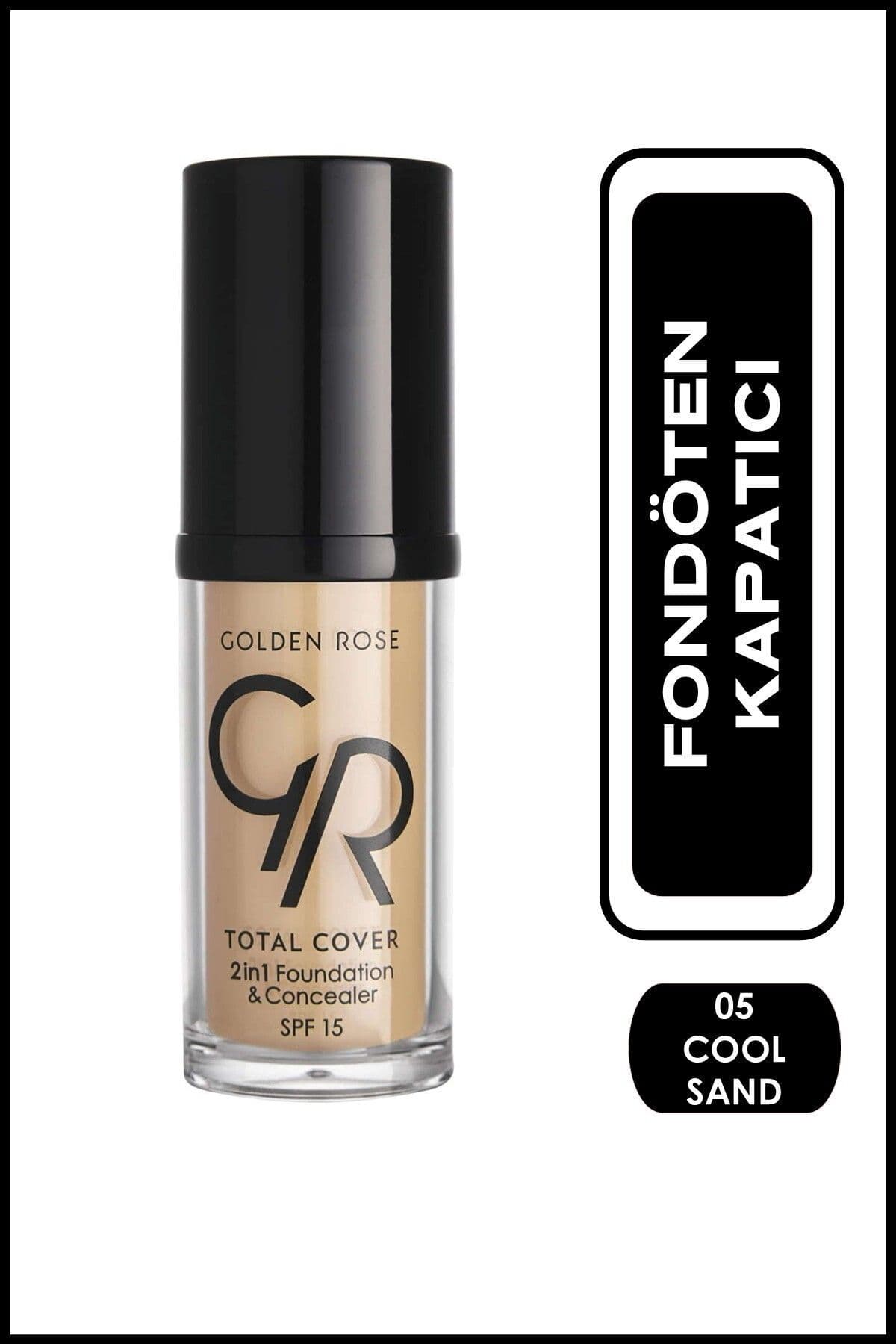 Total Cover 2in1 Foundation & Concealer No:16 Warm Honey - Fondöten & Kapatıcı