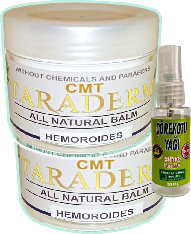 Taraderm 2AD Gental Bölg 100 ml Hemor.oidin Kremi + 30 ml Çörek Otu Agriyağı