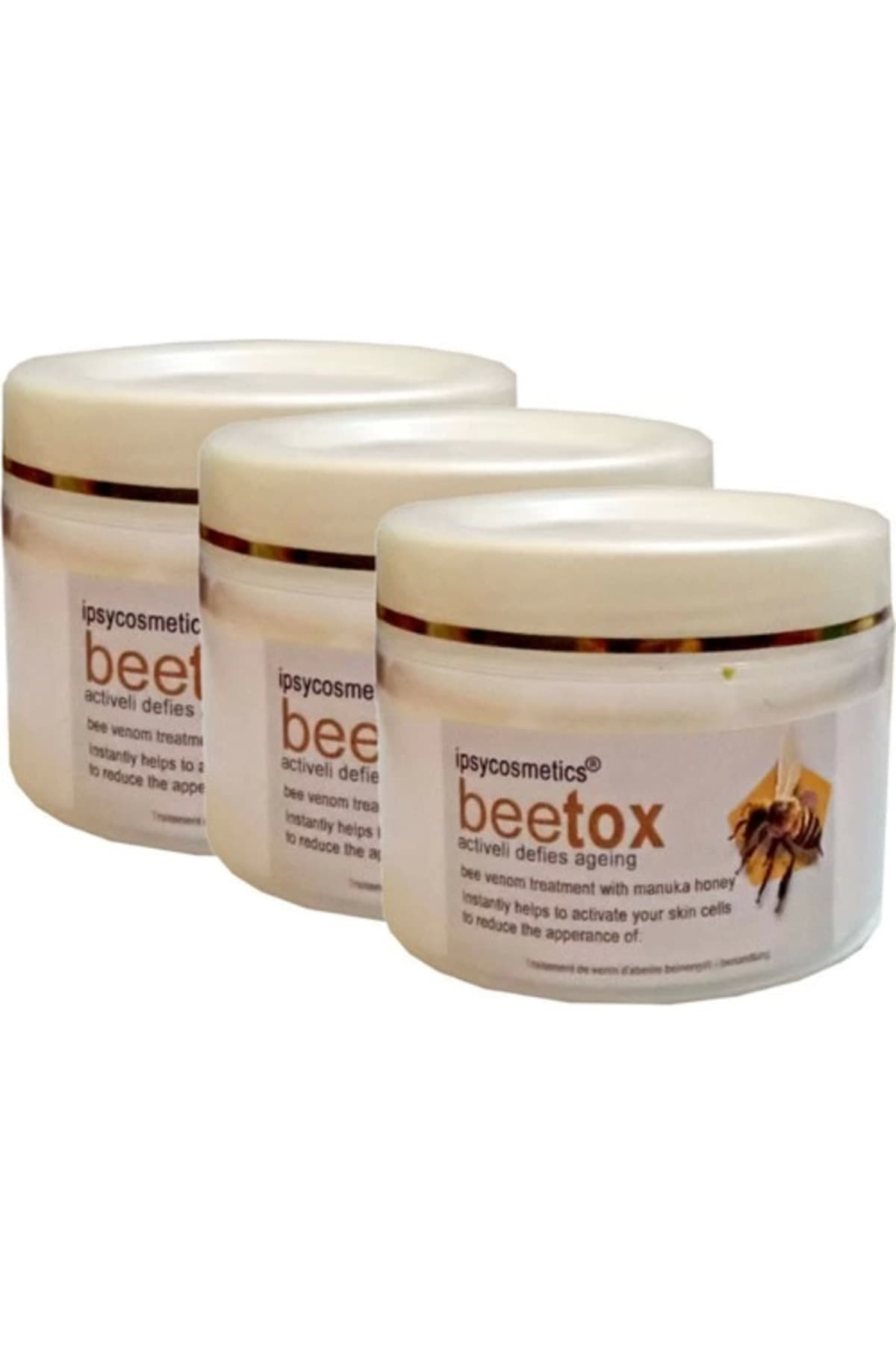 Betoks 3lü Pürüzsüz Boyun Dekolte Cilt Kremi 100 ml Ölçekte