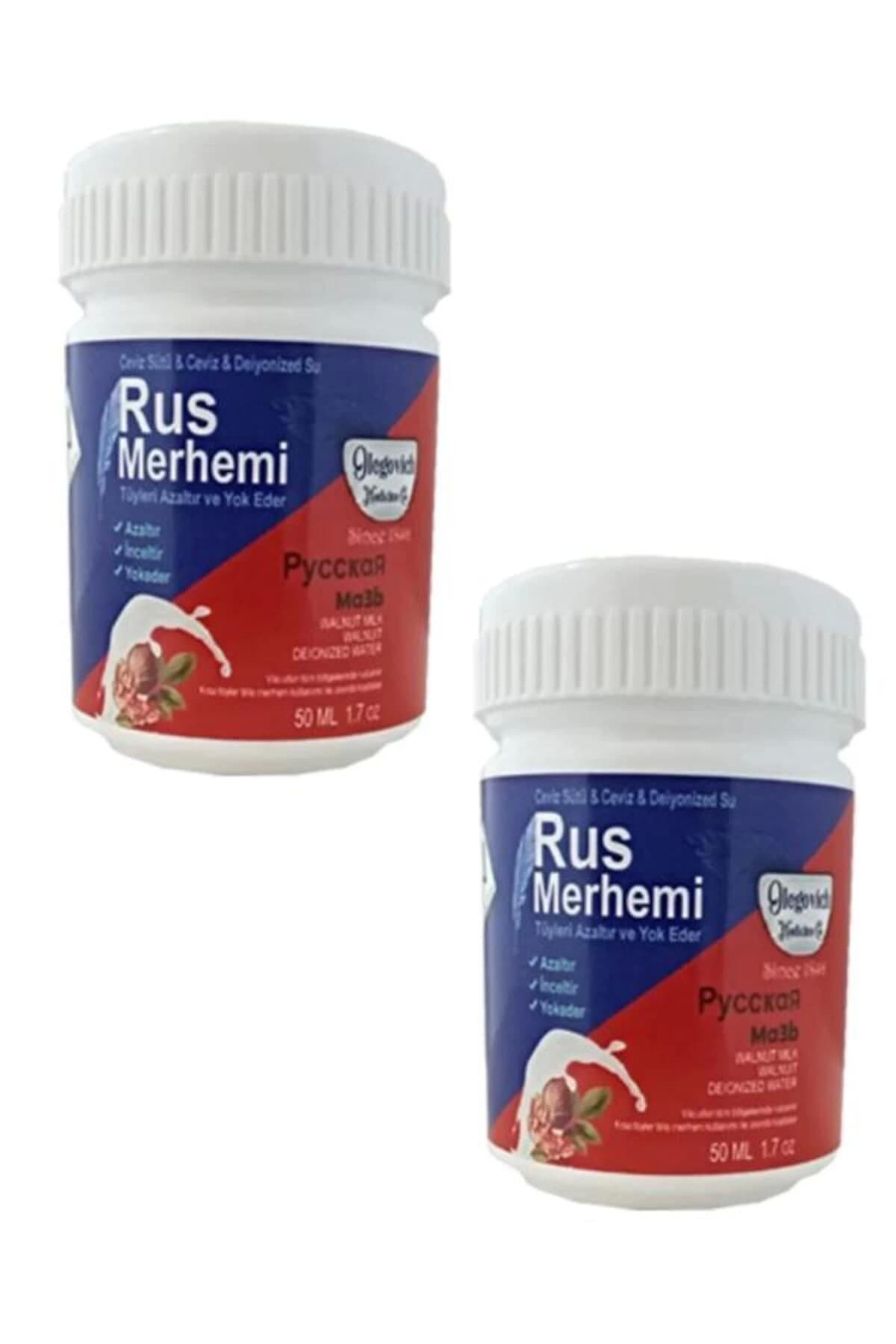 Rus Merhemi Tüy Azaltıcı Ve Yok Edici Kremi 50 ml X 2 Adet