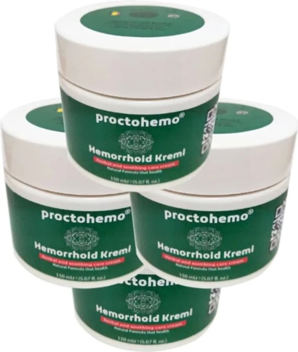 Proctohemo Bakım Kremi 4 Tane 150 ml Büyük Boy