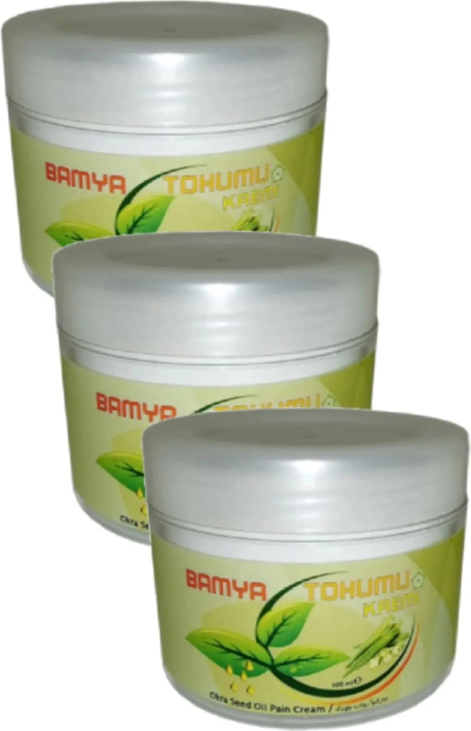 Bamya Tohumu Yağlı Masaj Kremi 100 ml x 3 Adet