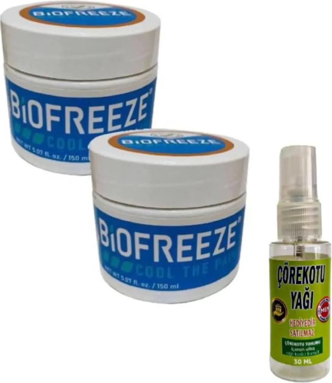 Süper Biofreeze Bakım ve Masaj Kremi 150 Mlx2+Çörek Otu Yağı ile