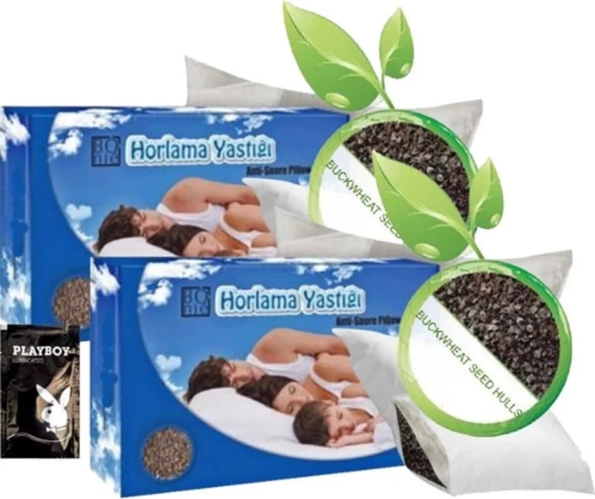 Süper Muzicevi Anti-Snoring Pillow - Karabuğday Yastığı 50 x 70 cm x 2 Adet + Jel