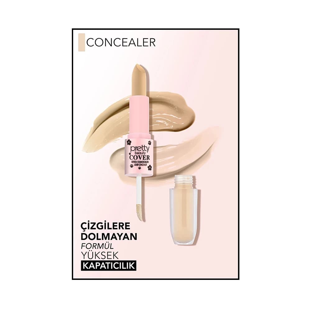 PB-410 Cover Stick & Liquid Concealer