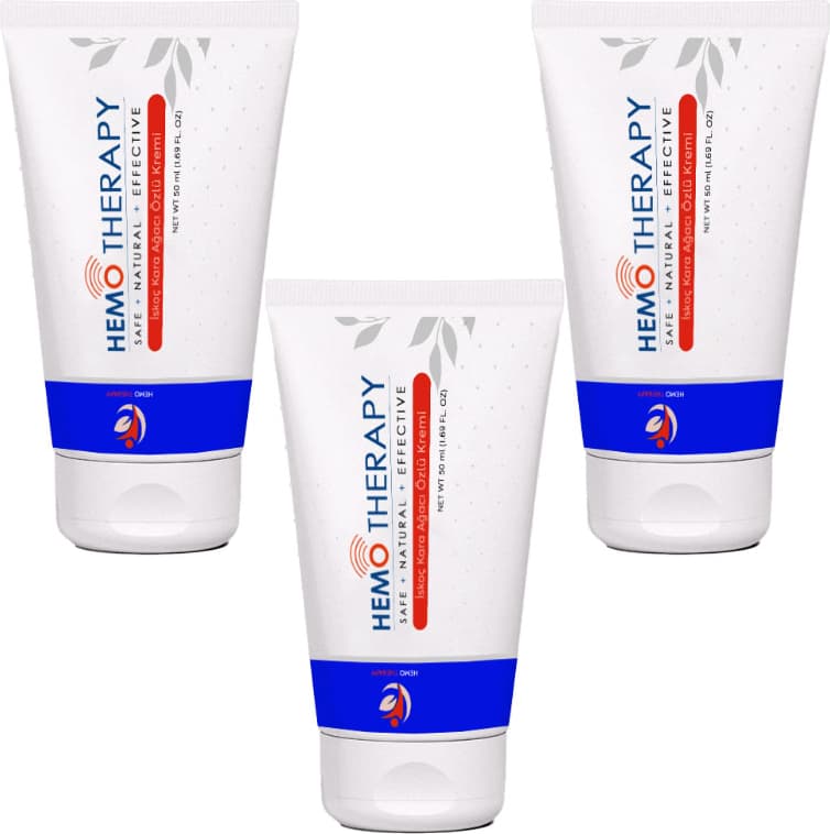Hemo Therapy 3 Adet Iskoç Karaağaç Özlü Bağsur Kremi 50 ml