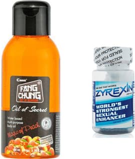Hepsidahice Fang Chung Oil Of Secret 100Ml Şeftali Aromalı Masaj Yağı + 30Lu Zyrexin Erkeklere Özel
