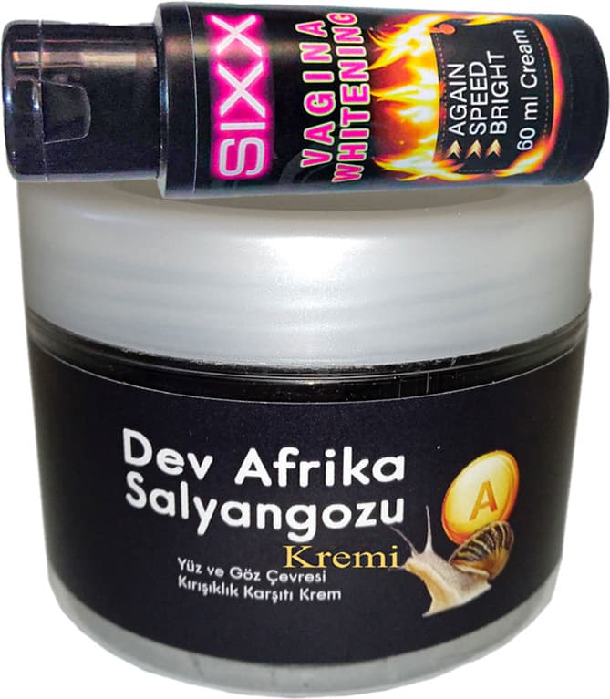 Bonie Giant Anti-Yaşlanma Cilt Kremi Ksıxx:32 Dev Afrika Salyangozu 100ML Ile+ 1sıxx Renk Ton Için Kadın Wagına Kremi 60 ml
