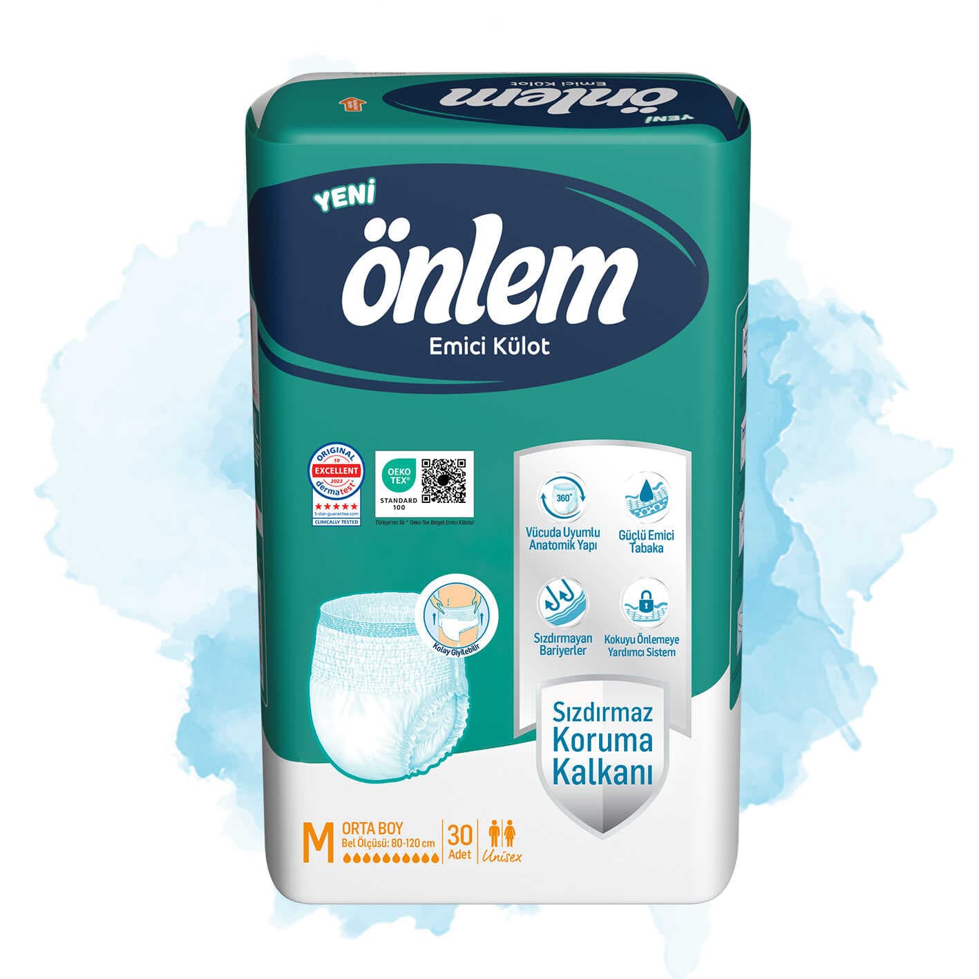 Emici Külot - M 120 Adet, 4 Paket