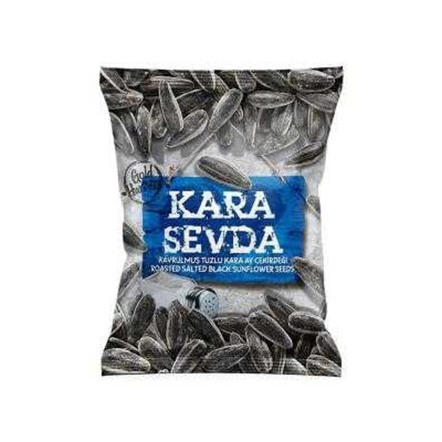 Kara Sevda Siyah Ayçekirdek 135 gr Tuzlu