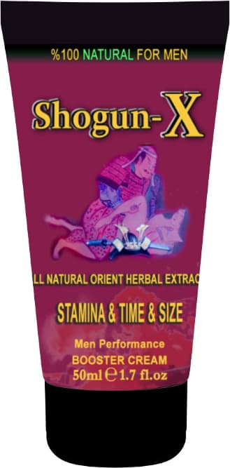 Shogunx Extra Size Cream 50ML Erkeklere Özel süre-Katılık-Hacim Pe.nisbakım Masaj Kremi