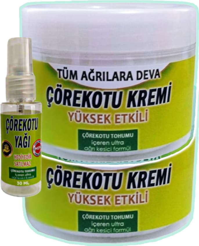 Çörek Otu Kremi 2 Adet 100 ml + 30 ml Çörek Otu Yağı