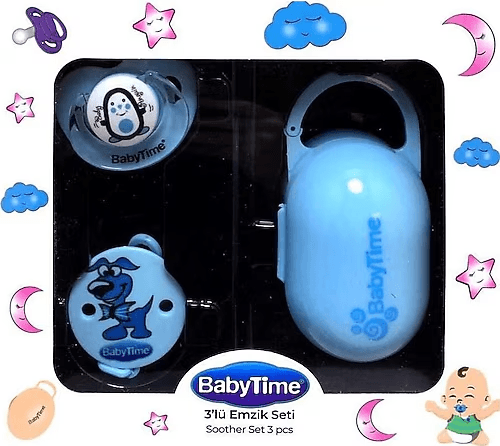 BabyTime 3 lü Emzik Seti Karma Renk Bt511