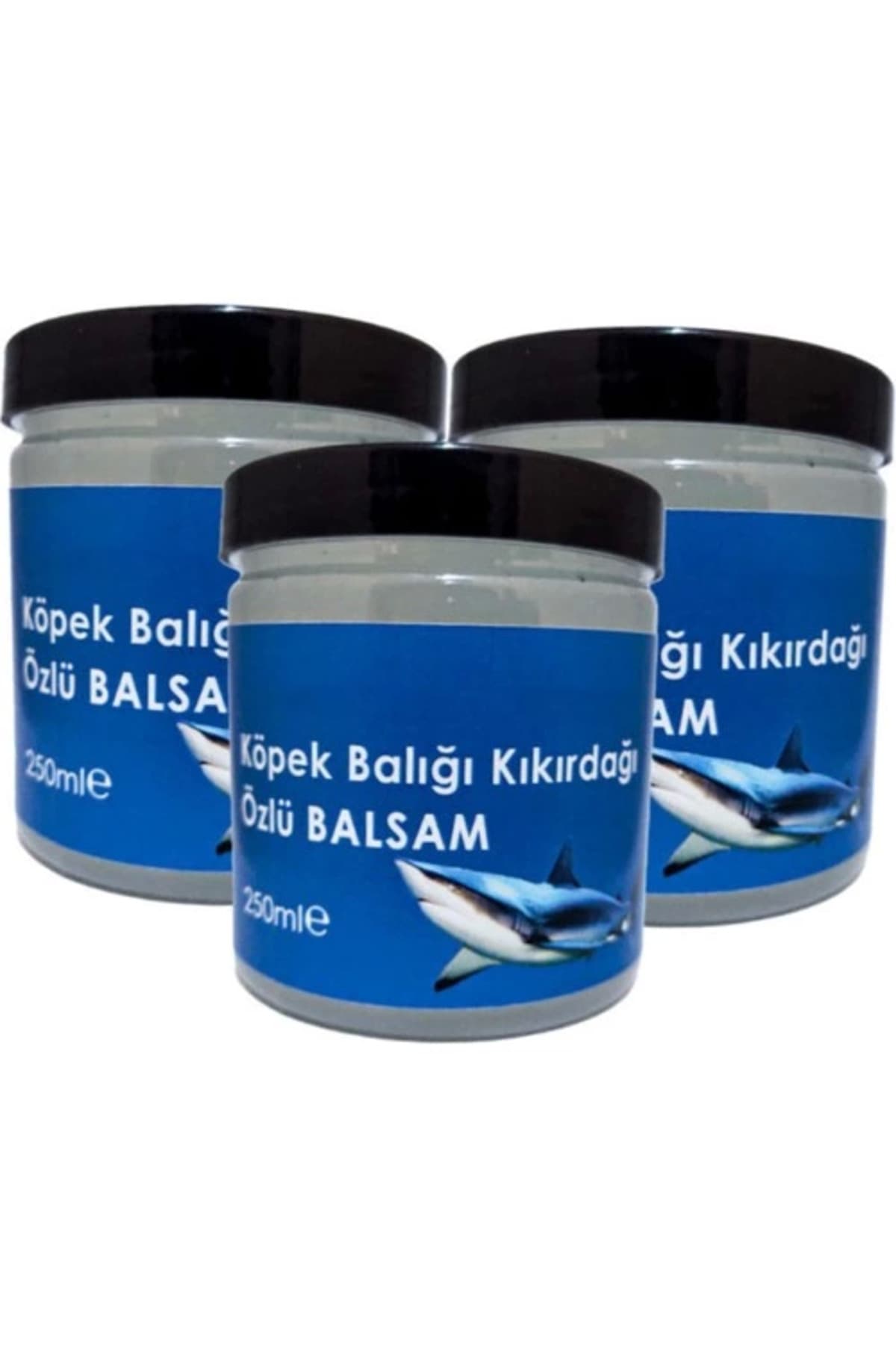 Mucizevi Köpekbalığı Kremi  250 ml 3 Tane Birden
