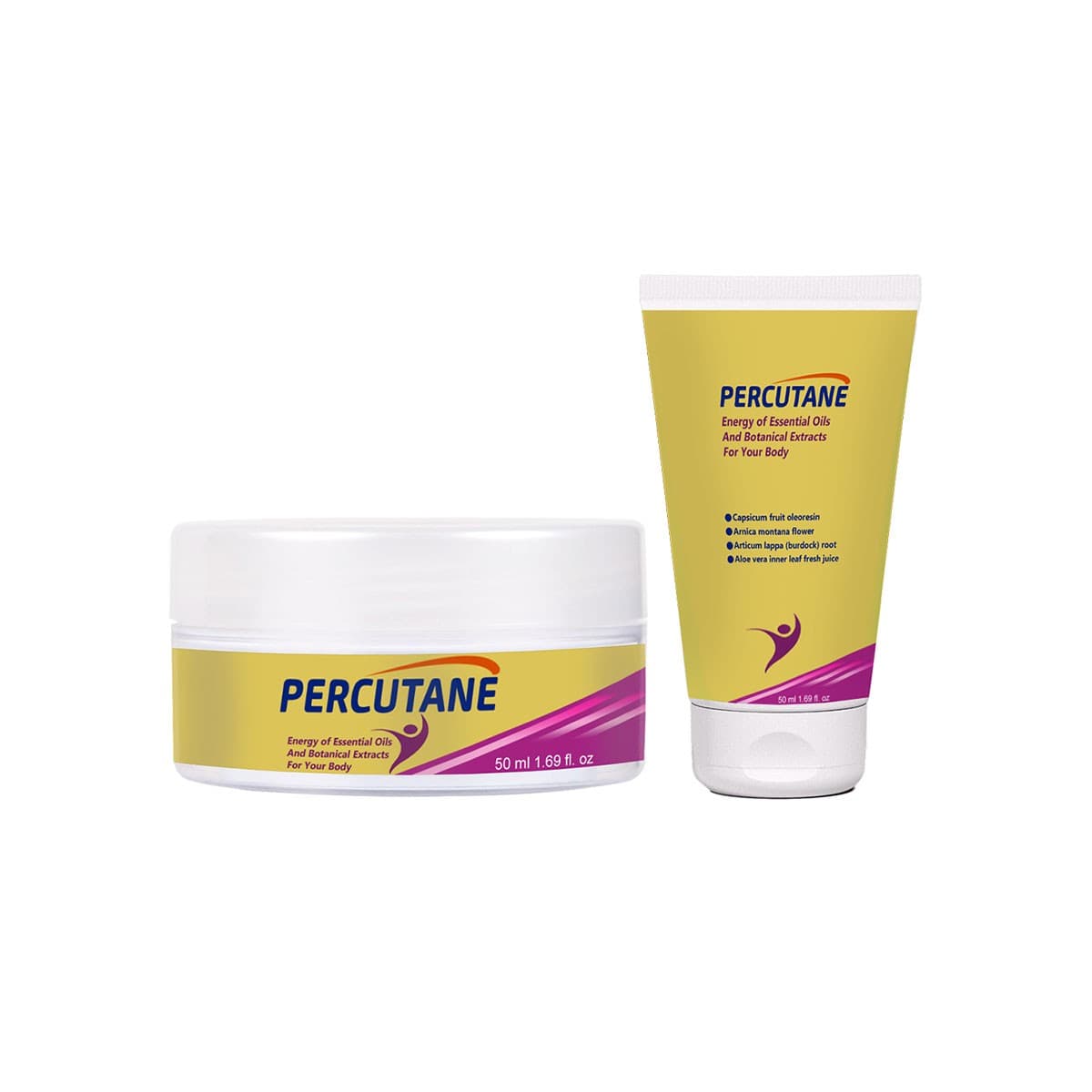 Percutane Set Kapsikum meyvesi oleoresini arnika montana çiçeği articum lappa kökü Kremi 50ml