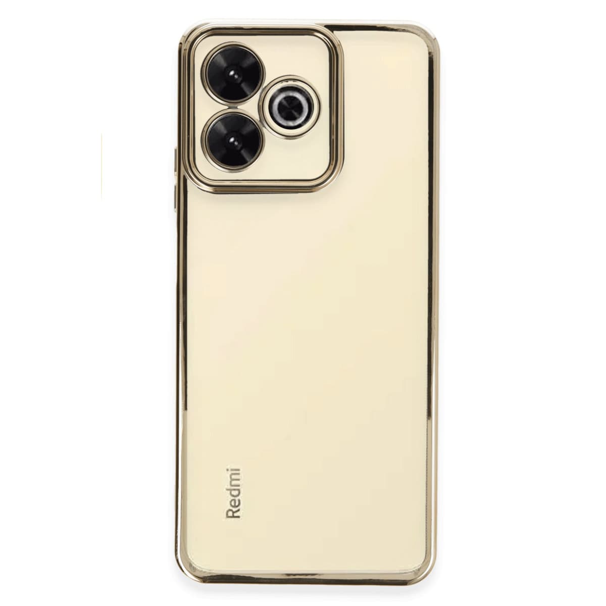 13 4G Kılıf Razer Lensli Silikon - Gold