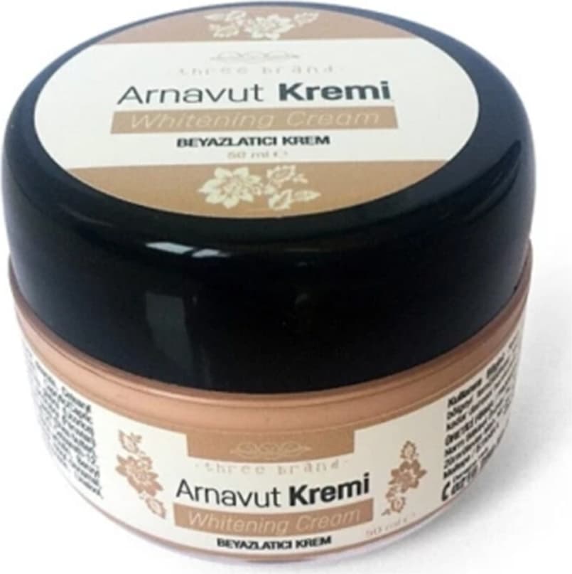 Three Brand 50 ml Arnavut Aklık Kremi 3 Adet + Russıan Glare Tüy Dökücü Azaltıcı Merhem 50ML 1 Ad