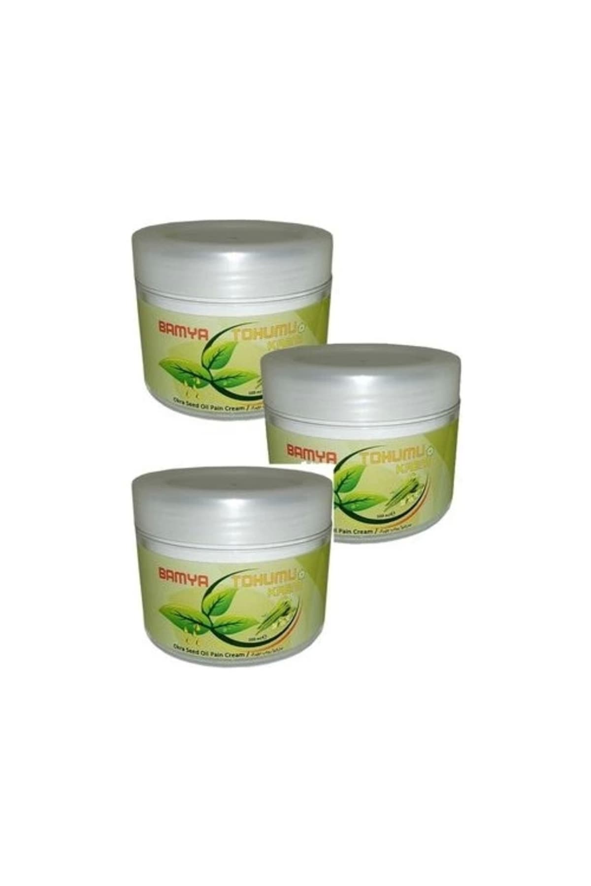 Bamya Tohumu Kremi Rahatlatma Masaj Kremi100 ml x 3