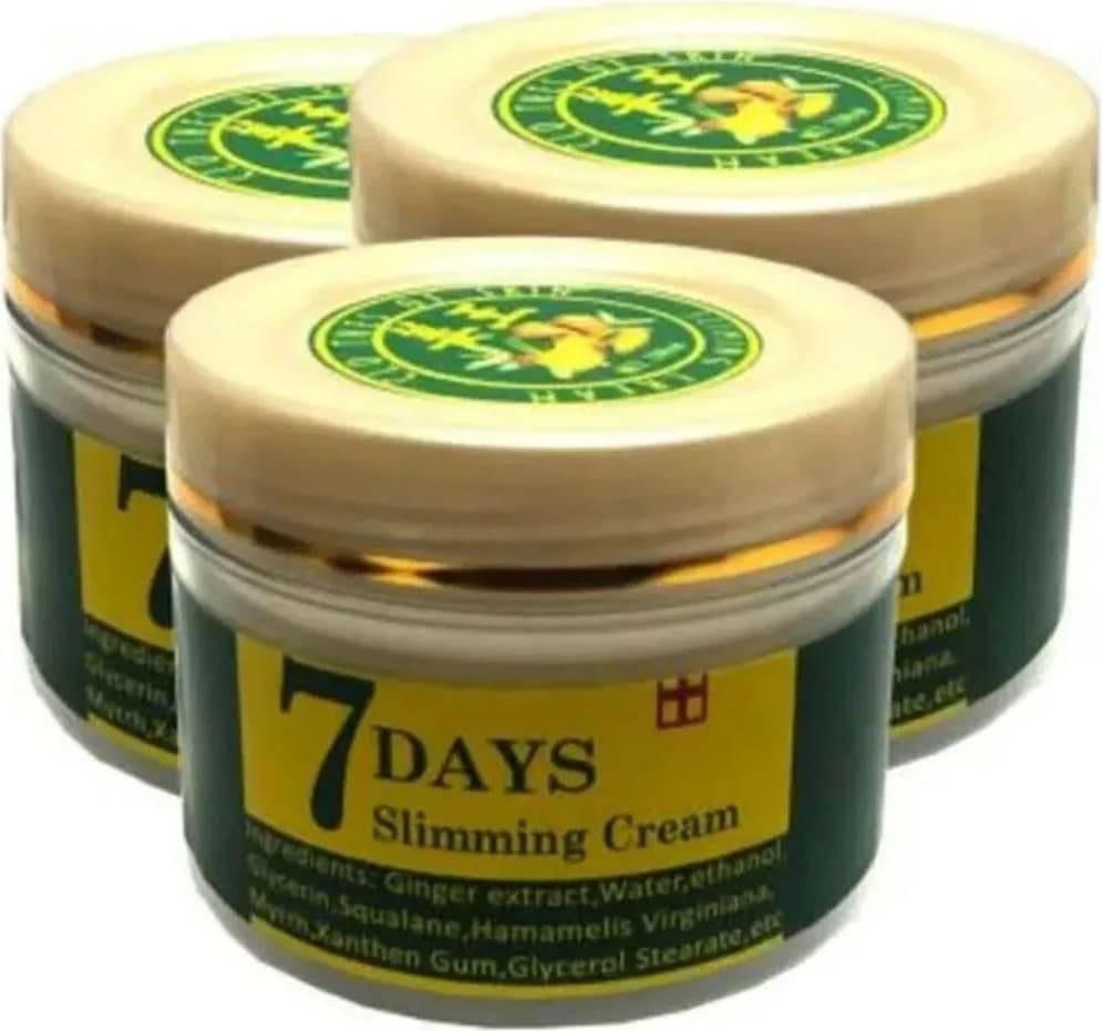 Süper 7 Days Slimming Cream 100 ml Vücut Bakım Kremi Zencefil Muzicesi 3 Adet