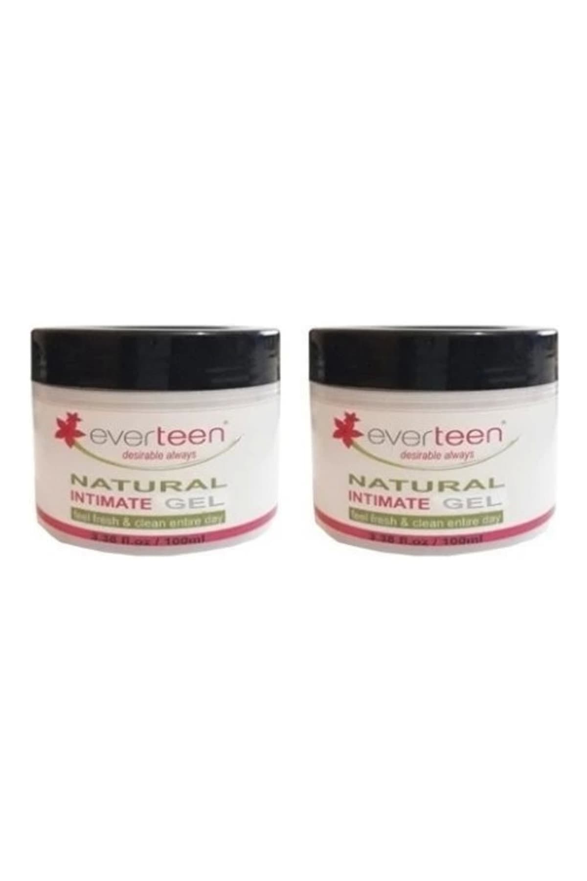 Everteen Natural Intimate Gel Kadınlara Özel Genital Bölge Temizleme Jeli 100ml 2 Adet