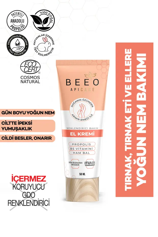 Nemlendirici Ballı El Kremi 50 Ml