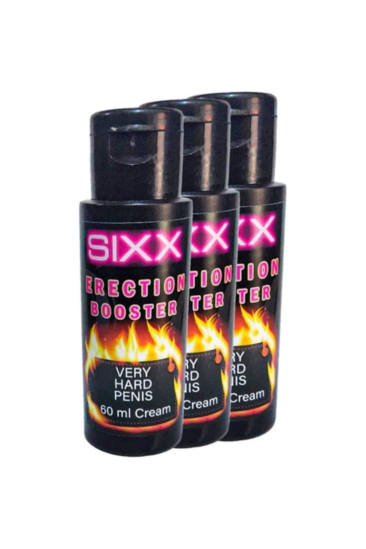 Sixx 3tane Erkeklere Özel Extra Destek Kremi 60 ml