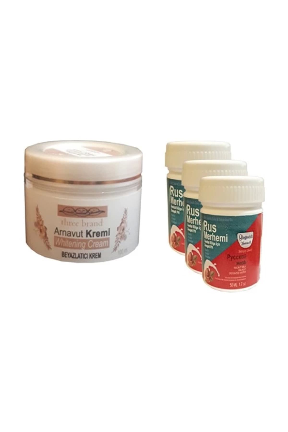 Three Brand Arnavut Kremi + Rus Merhemi 50 ml 3 Adet