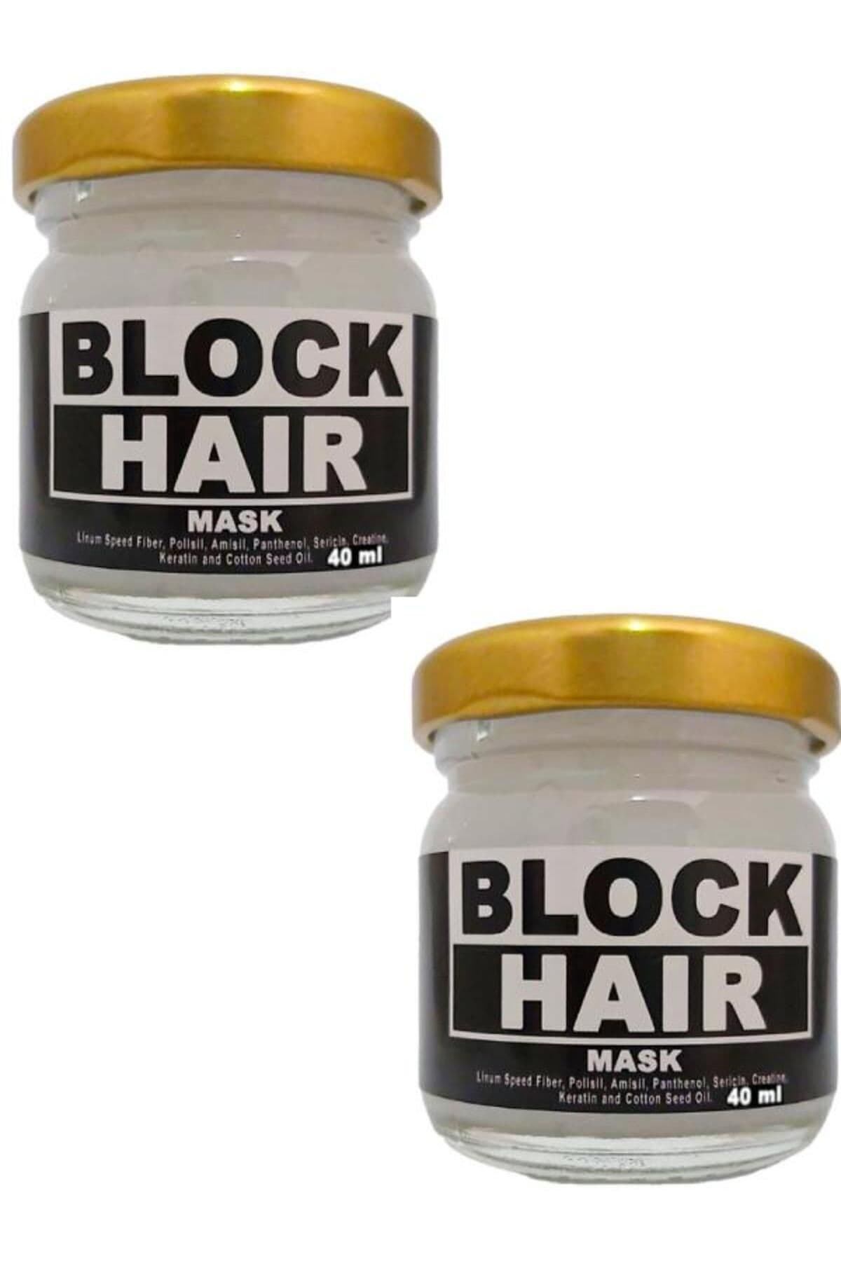 Block Hair Saçlarınıza Derinlemesine Bakım Ve Canlılık Maskesi Kremi 40 ml X 2 Adet
