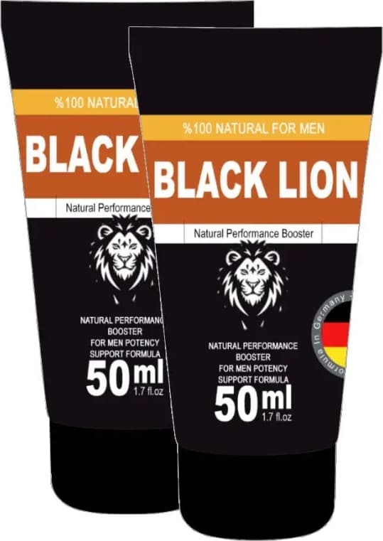 Süper Black Lion 2 Adet 50 ml Men Booster Krem Erkeklere Özel Anlar Için Krem