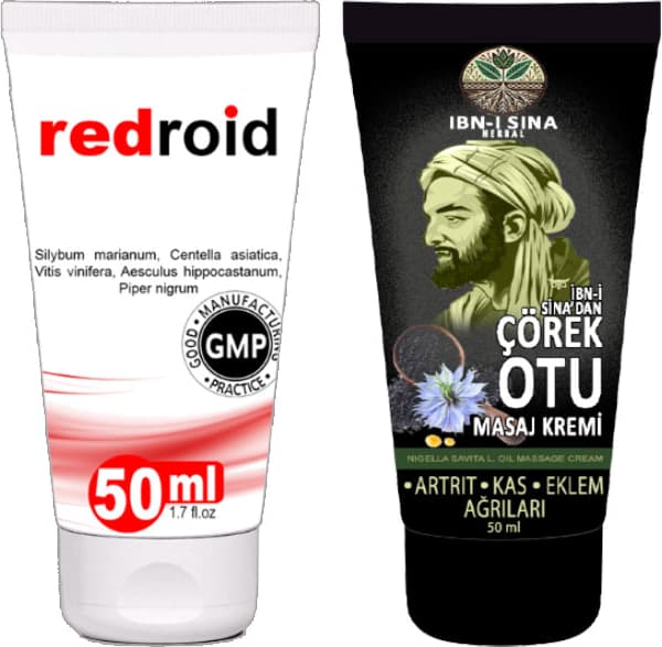 Redroid Baağsur Için 50 ml Kremi + Ibn-I Sina Çörek Otu Kremi 50 ml