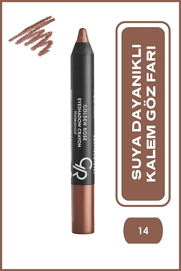 Eyeshadow Crayon Waterproof 14 Kalem Far 2,4 g
