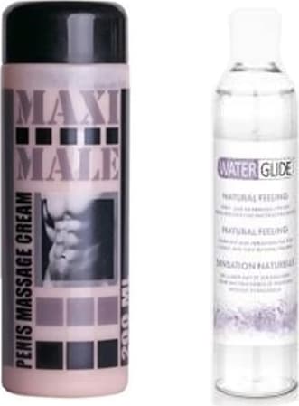 Maxi Male Hintohu Maxi Male Cream 200 ml ve Natural Lubricant 400 ml